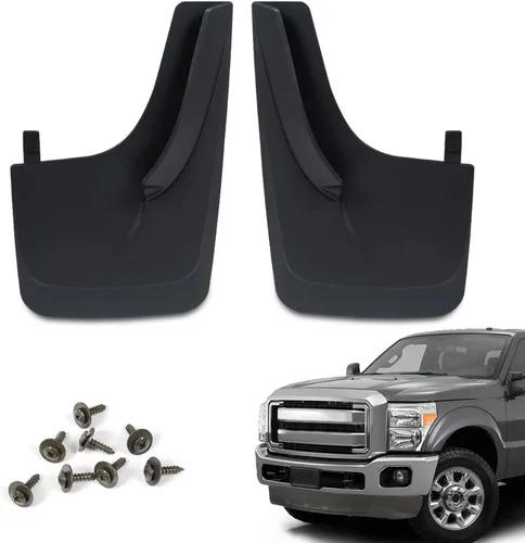 Vista 11 de G-PLUS Juego de 4 guardabarros universal para coche con guardabarros delantero y trasero