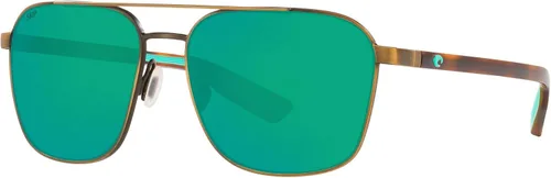 Vista 2 de Costa Del Mar Gafas de sol rectangulares Wader para hombre, Multi