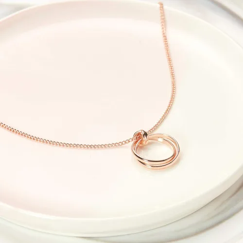 Vista 2 de Dear Ava Collar de regalo para mujeres y niñas, colgante de joyería moderna ajustable, idea de regalo de amor para ella con tarjeta sincera, regalos