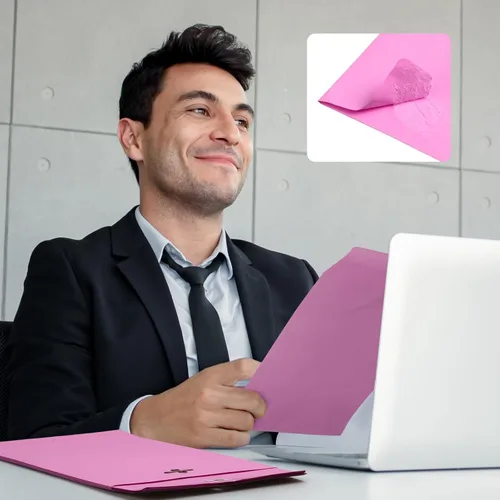 Vista 5 de 300 sobres Manilla de 6 x 9 pulgadas, cierre de papel kraft con cierre de cierres para almacenar correo, papel kraft de 28 libras para documentos