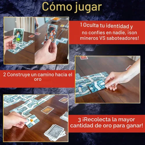 Vista 3 de Paquete de expansión Saboteur 2 - Emocionante juego de cartas de estrategia de excavación de oro para 2 a 12 jugadores, a partir de 8 años