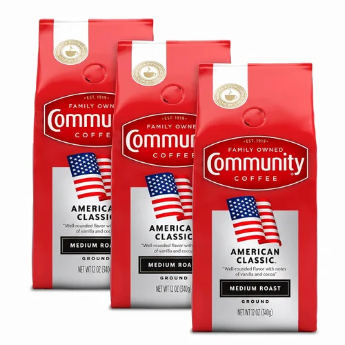 Vista 13 de Community Coffee 100% Colombia, café molido tostado medio oscuro, 12 onzas (paquete de 1)