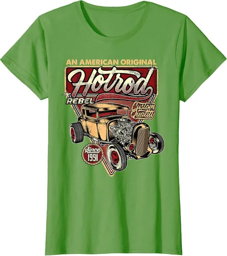 Vista 38 de Camiseta vintage Hot Rod Speed and Power para hombre Asphalt Grey