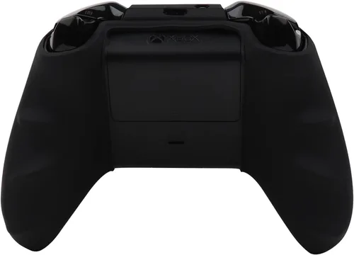 Vista 3 de RALAN - Funda protectora de silicona antideslizante para mando láser de Xbox One, compatible con Xbox 1, joystick inalámbricocon cable con agarre