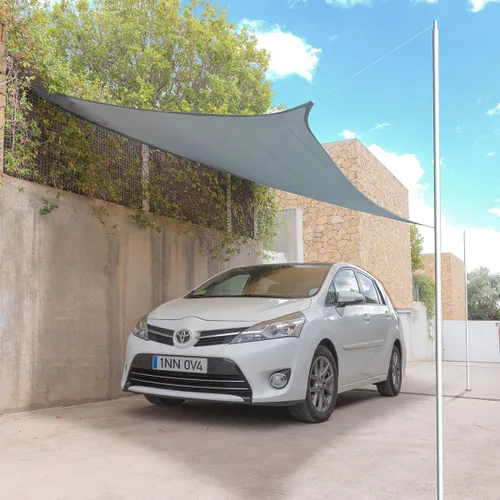 Vista 9 de Toldo Vela de Sombra Rectangular Reshad InnovaGoods 3 x 4 m