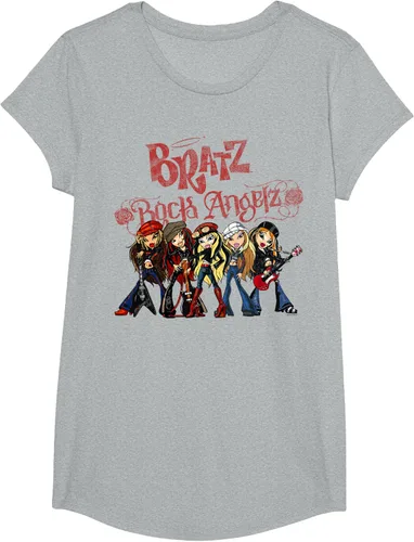 Vista 46 de Bratz Camiseta Rock Angelz Group Shot Negro
