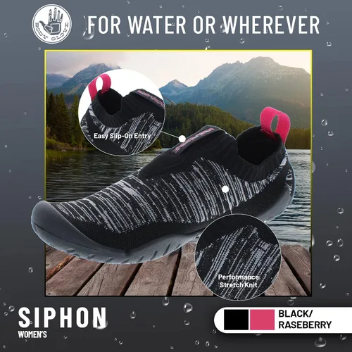 Vista 4 de Body Glove Zapatos de agua con sifón para hombre, zapatos de agua para hombre, zapatos de natación, calcetines acuáticos, zapatos antideslizantes