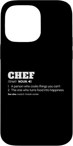 Vista 21 de Chef Definition Cook Pastry Chef Culinary Cooking Funny Gift Case for iPhone 16
