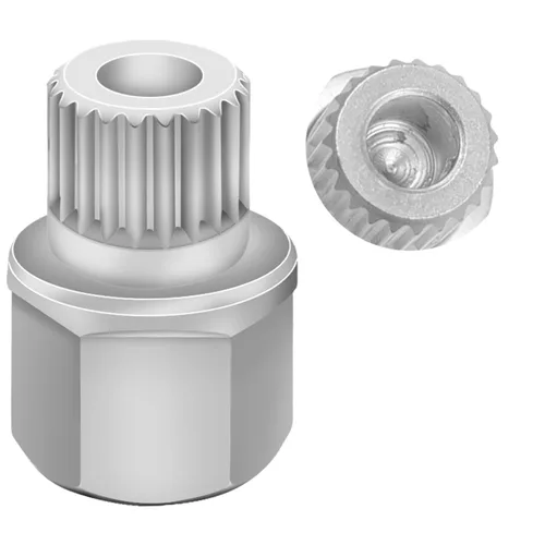Vista 16 de Llave de tuerca de bloqueo de rueda de 11/15PT compatible con BMW, adaptador de tuerca de bloqueo de rueda, herramienta de extracción de orejetas