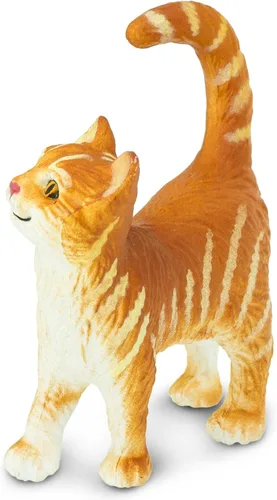 Vista 3 de Safari Ltd. Figura de gato atigrado – Figura detallada de plástico de 2 pulgadas – Divertido juguete educativo para niños, niñas y niños a partir