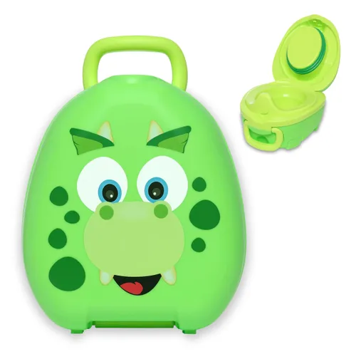 Vista 17 de My Carry Potty - Orinal de viaje para niños de 18 meses a 3 años, gato Gato Blanco