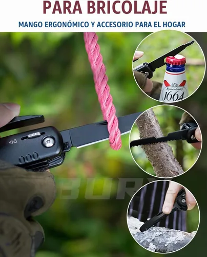 Vista 5 de BIBURY Rellenos de calcetines para hombres, martillo multiherramienta 12 en 1, regalos de elefante blanco para adultos, regalo para papá que lo