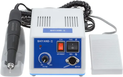 Vista 2 de Alkita Pulidora Micro Motor N3 estilo maratón + SH37LN 4.5W RPM mango equipo de laboratorio