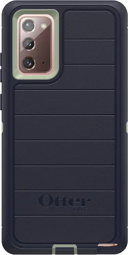 Vista 2 de OtterBox Defender Screenless Series - Funda resistente y funda con clip para cinturón para Galaxy Note 20 5G (no Ultra), embalaje al por menor