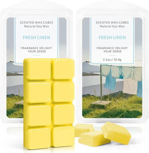 Vista 8 de SCENTORINI Cubos de Cera Derretible, Cera Derretible de Vela de Cedro Invernal con Aroma Fuerte, Cera Perfumada de Soja para Calentador de Cera