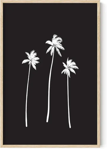 Vista 106 de HAUS AND HUES Impresión artística de corazón negro, 12 x 16 pulgadas, enmarcada, beige