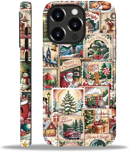 Vista 81 de Funda para iPhone 13 iPhone 14, a prueba de golpes, funda protectora híbrida de 2 capas, doble protección contra caídas, antiarañazos, diseño