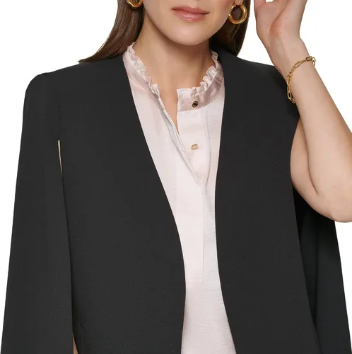 Vista 5 de DKNY Standard Womens Open Front Cape Jacket
