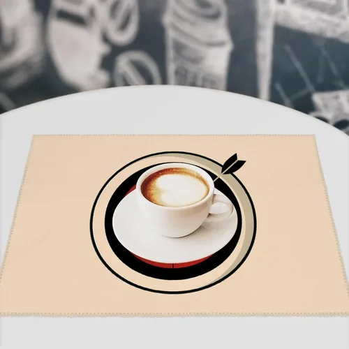 Vista 7 de Bullseyes Target Bulls Eyes Placemats Set of 6 Resistant Table Mats Washable Place Mats for Dinner Party Table Decoration