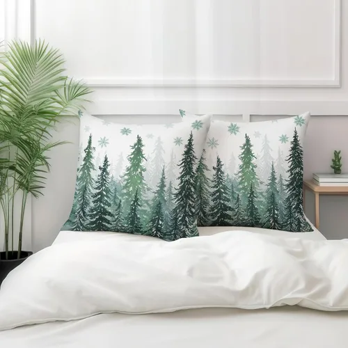 Vista 162 de Juego de 2 fundas de almohada de 16 x 16 pulgadas, diseño patriótico de bandera estadounidense con estrellas para exteriores, estilo casa de campo