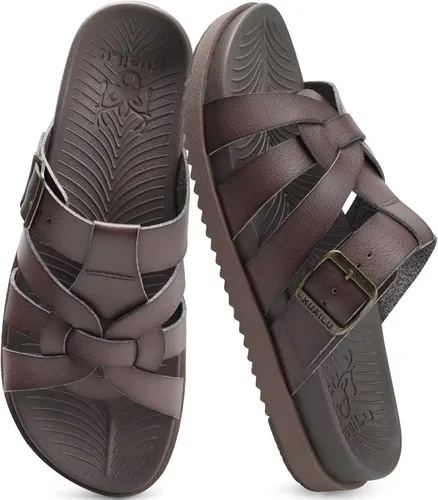 Vista 17 de KuaiLu Sandalias de gladiador para mujer con cómodo soporte de arco para verano, playa, vacaciones, caminar, viajes, pescador, toboganes, trajes