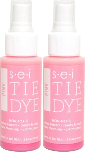 Vista 43 de S.E.I. Botella de Spray de Tie Dye del 4 de Julio: 2oz. Spray de Tinte para Tela No Tóxico, Tinte Permanente para Ropa DIY, Un Paso, Suministros