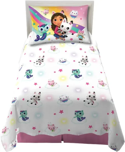 Vista 6 de Franco - Juego de sábanas de microfibra súper suave para niños, tamaño matrimonial, Baby Shark Tiburón bebé