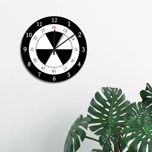 Vista 124 de Reloj de pared de guitarra acústica con aspecto de madera natural, reloj de madera rústico y elegante, 10 silenciosos, sin tictac, de cuarzo