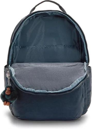 Vista 3 de Mochila Kipling Seoul extra grande para laptop de 17", Grande True Blue Tonal 2