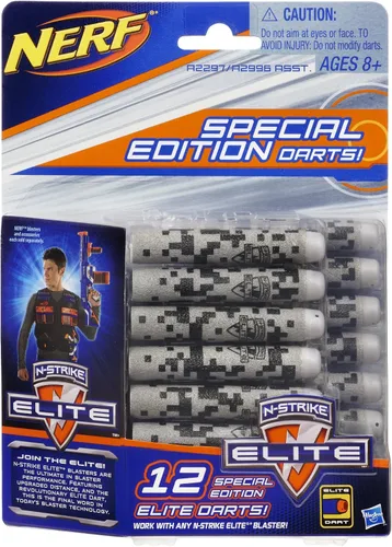 Vista 2 de Nerf N-Strike Elite 12 Special Edition Elite dardos Pack, gris by NERF