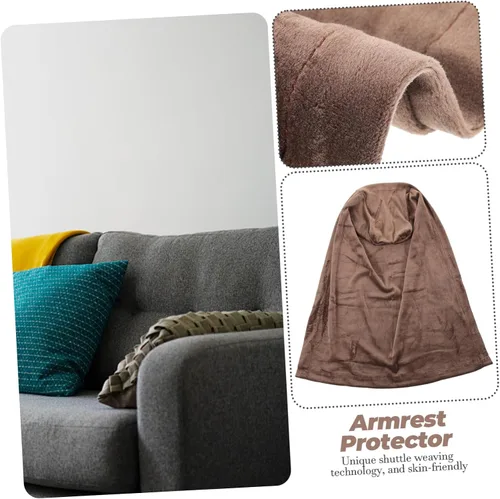 Vista 9 de IMIKEYA Juego de protectores elásticos para reposabrazos de sofá, fundas de brazo de muebles para reposabrazos de sofá