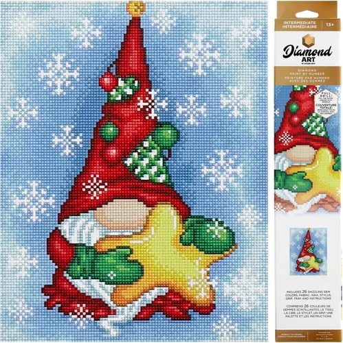 Vista 10 de DIAMOND ART BY LEISURE ARTS Batik Poppies, 16 x 20 pulgadas, kits avanzados de pintura de diamantes para adultos, arte para adultos, kit, pintura