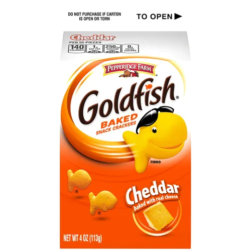 Vista 34 de Goldfish Galletas de queso cheddar para bebé, bolsa de 7.2 onzas