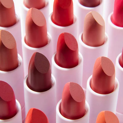 Vista 3 de Carter Beauty Word of Mouth - Lápiz labial mate de terciopelo, Katie para mujer, lápiz labial de 0.16 onzas