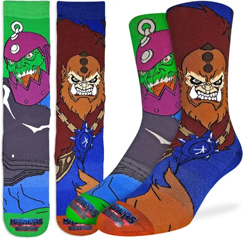 Vista 2 de Good Luck Sock Men's Masters of the Universe & He-Man Socks, Adult