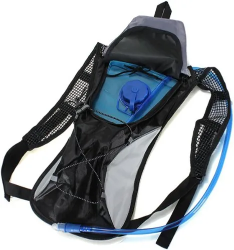 Vista 5 de Monvecle - Mochila de agua con vejiga para andar en bicicleta /Senderismo, escalar + 2L Bolsa de hidratación
