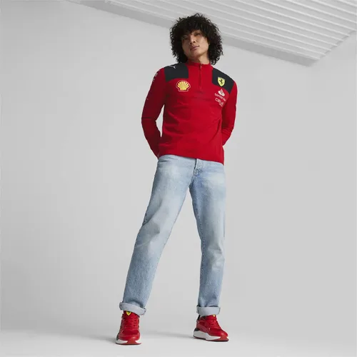 Vista 6 de PUMA Scuderia Ferrari - Sudadera Team Half Zip 2023 - Hombre - Rojo - Talla: S