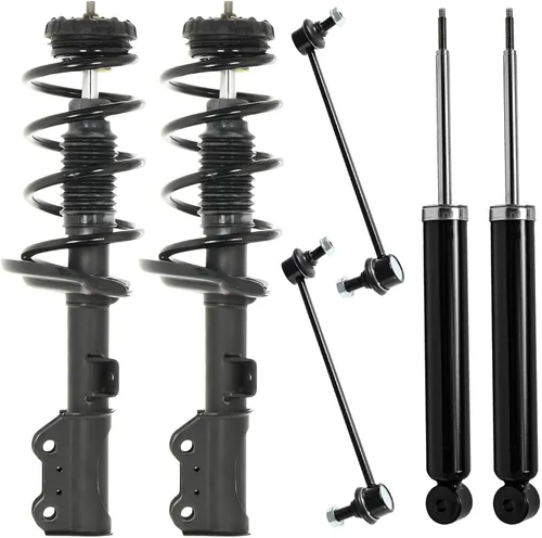 Vista 61 de Detroit Axle - Kit de puntales delanteros de 6 piezas para Ford Escape 2014-2019, 2 puntales y muelles helicoidales, 2 enlaces de barra