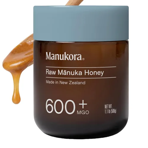 Vista 10 de Manukora Miel de Manuka cruda MGO 600+ Nueva Zelanda sin OMG Apoyo Certificado B-Corp, monofloral, probado por terceros, sin residuos
