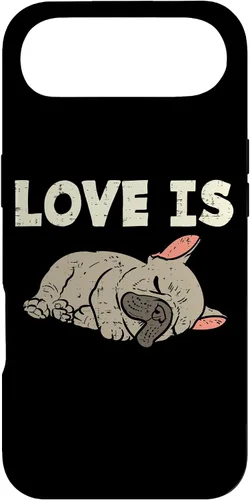 Vista 27 de Love is French Bulldog - Funda de regalo para iPhone 17