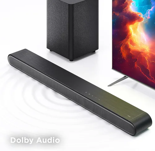 Vista 6 de TCL Barra de sonido de 3.1 canales con subwoofer inalámbrico, (S4310, modelo 2023), canal central integrado, Dolby Audio, DTS Virtual:X, Bluetooth