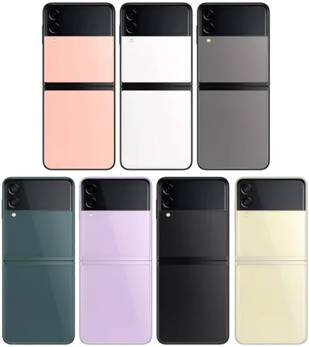 Vista 5 de Samsung Galaxy Z Flip3: desbloqueado, 128 GB de almacenamiento, color crema (renovado)