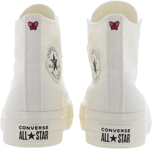 Vista 3 de Converse - Chuck Taylor All Star Tenis de mujer altos de plataforma con diseño de leopardo