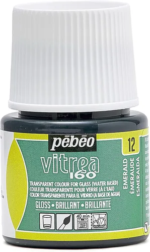 Vista 24 de Pebeo Vitrea 160 - Botella de diluyente para pintura de vidrio (45 ml)