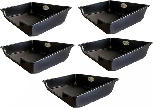 Vista 2 de Piggy Poo and Crew Caja de arena extra grande para cerdos, perros, conejos, animales grandes o pequeños (3 cajas)