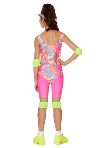 Vista 2 de Disfraz de Barbie Patinadora en Línea para Niñas Multicolor