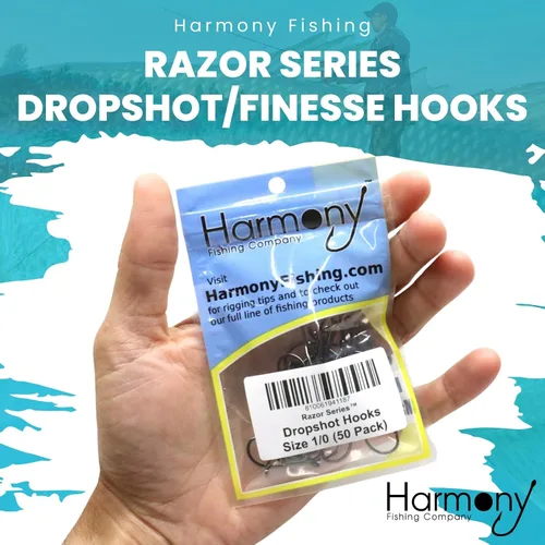 Vista 7 de Harmony Fishing - Razor Series Dropshot - Anzuelos de pesca (selecciona tamaño y cantidad)