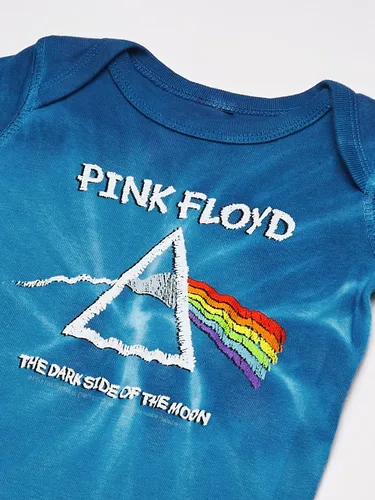 Vista 2 de Liquid Blue baby-girls Pink Floyd Dark Side Chalk Onesie