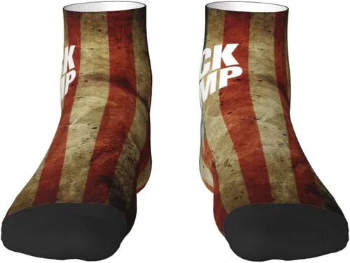 Vista 2 de GDJF Fuck Trump Ankle Socks Winter Low Cut Sports Warm Breathable Comfort Casual Socks For Mens And Womens 2