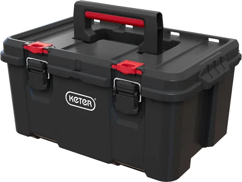 Vista 17 de Keter Stack-n-Roll - Caja de herramientas de dos cajones para piezas pequeñas y accesorios de herramientas eléctricas, se adapta al sistema modular